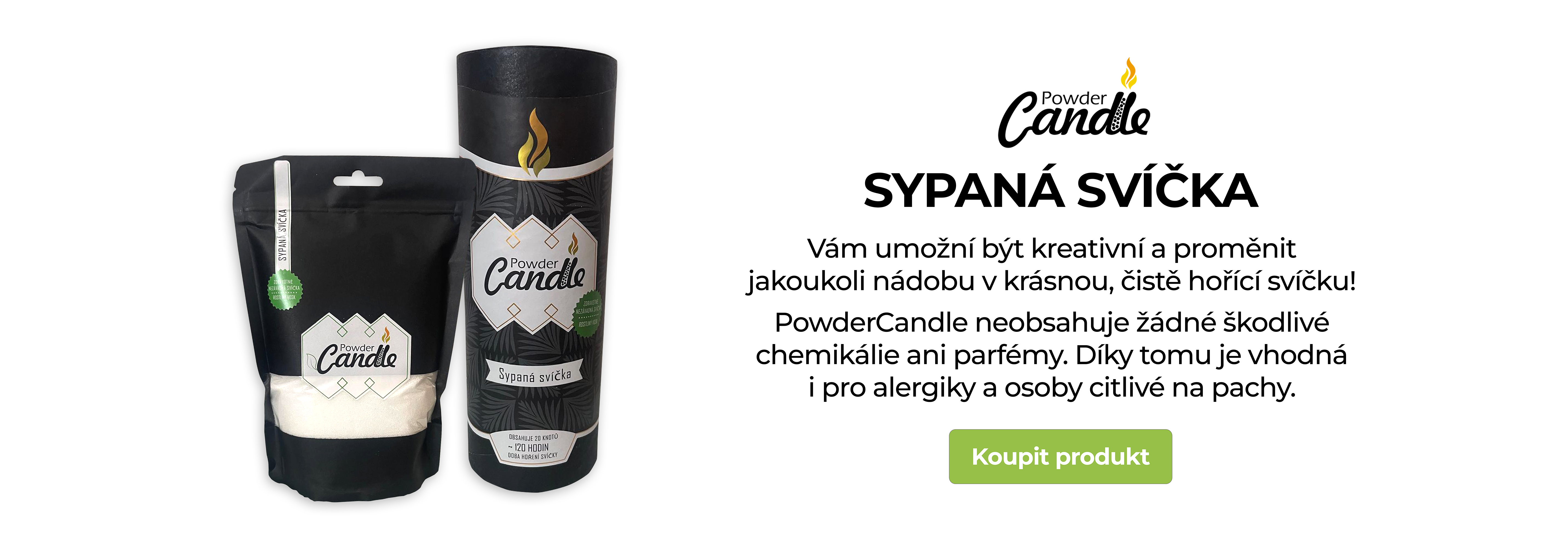 Sypana svíčka